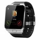 Men Women Multifunction Dz09 Sports Smart  Watch Support Tf Card Ram 128m+rom 64m Compatible For Samsung Huawei Xiaomi Android Phone silver 