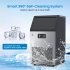US ACEKOOL 150LBS Commercial Ice Maker Machine Under Counter Stainless Steel Ice Machine