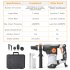 US GARVEE 12.5 Amp Rotary Hammer Drill 1-1/4 Inch SDS-Plus 4-in-1 Hammer Drill