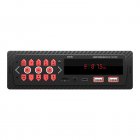 Car Stereo Radio, V5.0 Wireless Connection Hands-free Calling, Type-C Port LED Display Vehicle MP3 Player Support USB Drive AUX Card Multiple Playback black