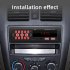 Car Stereo Radio, V5.0 Wireless Connection Hands-free Calling, Type-C Port LED Display Vehicle MP3 Player Support USB Drive AUX Card Multiple Playback black
