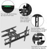 US Original LEADZM Cold Rolled Plate Tmds-204 32-70 Inch Double Pendulum Large Base Tv Stand Load-bearing 50kg Bracket black